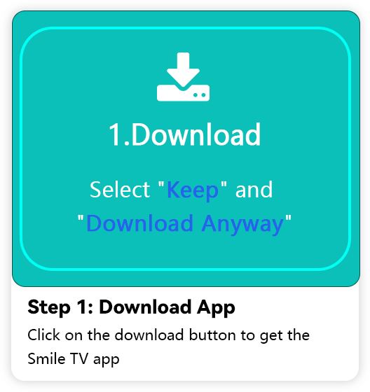 Step 1: Download Smile TV live sports streaming app